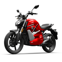 Электромотоцикл WHITE SIBERIA SUPER SOCO TS STREET HUNTER PRO (Красный)
