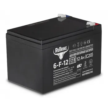Аккумулятор RuTrike 6-F-12 (12V12A/H C20)